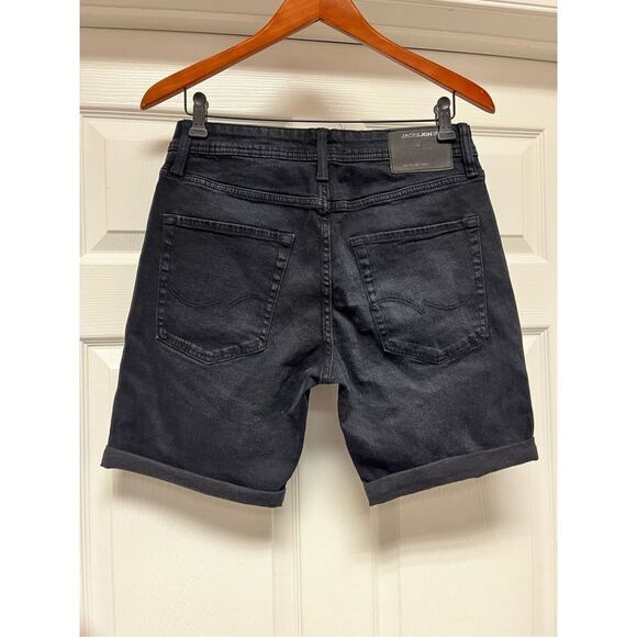 Jack and Jones Other - Jack & Jones Boack Denim Cuffed Shorts sz S (32)